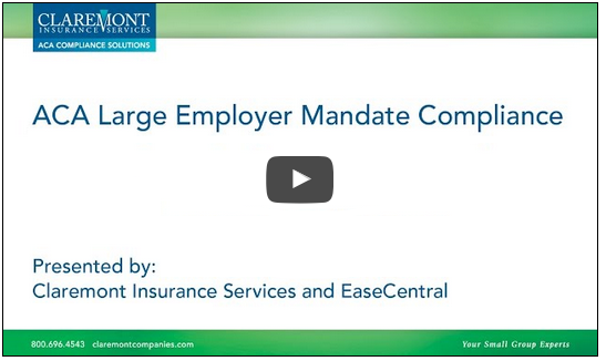 Webinar: ACA Large Employer Mandate Compliance-YouTube Image